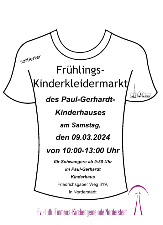  Sortierter Kinderkleidermarkt Paul-Gerhardt-Kinderhaus Norderstedt - Foto 1