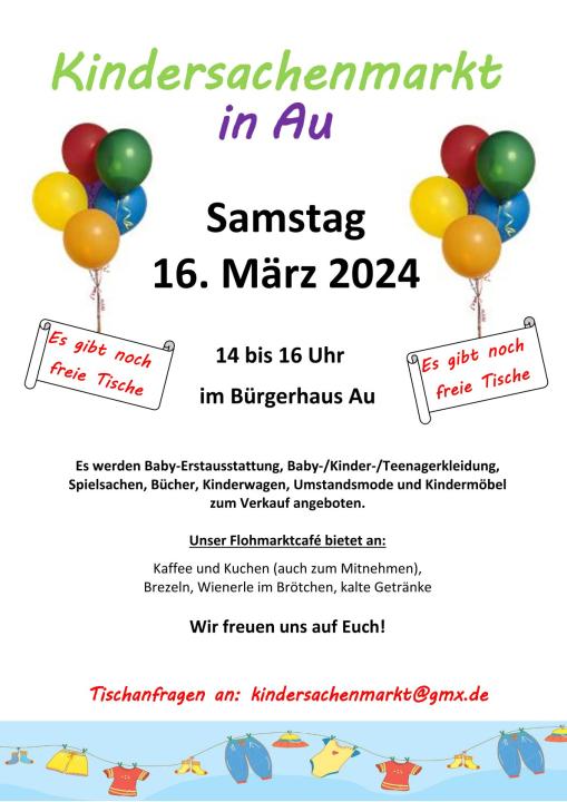  Kindersachenmarkt Au - Foto 1