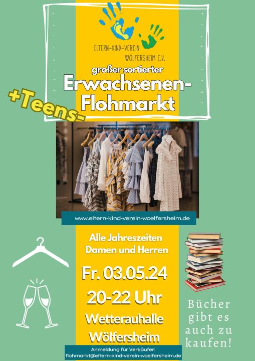  Sortierter Flohmarkt für Teens & Erwachsene in der Wetterauhalle Wölfersheim - Foto 1