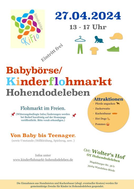  Kinderflohmarkt/Babybörse Hohendodeleben - Foto 1