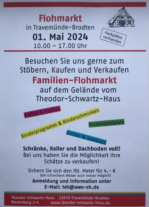  Familien Flohmarkt im Theodor-Schwartz-Haus Lübeck-Travemünde OT Brodten - Foto 1