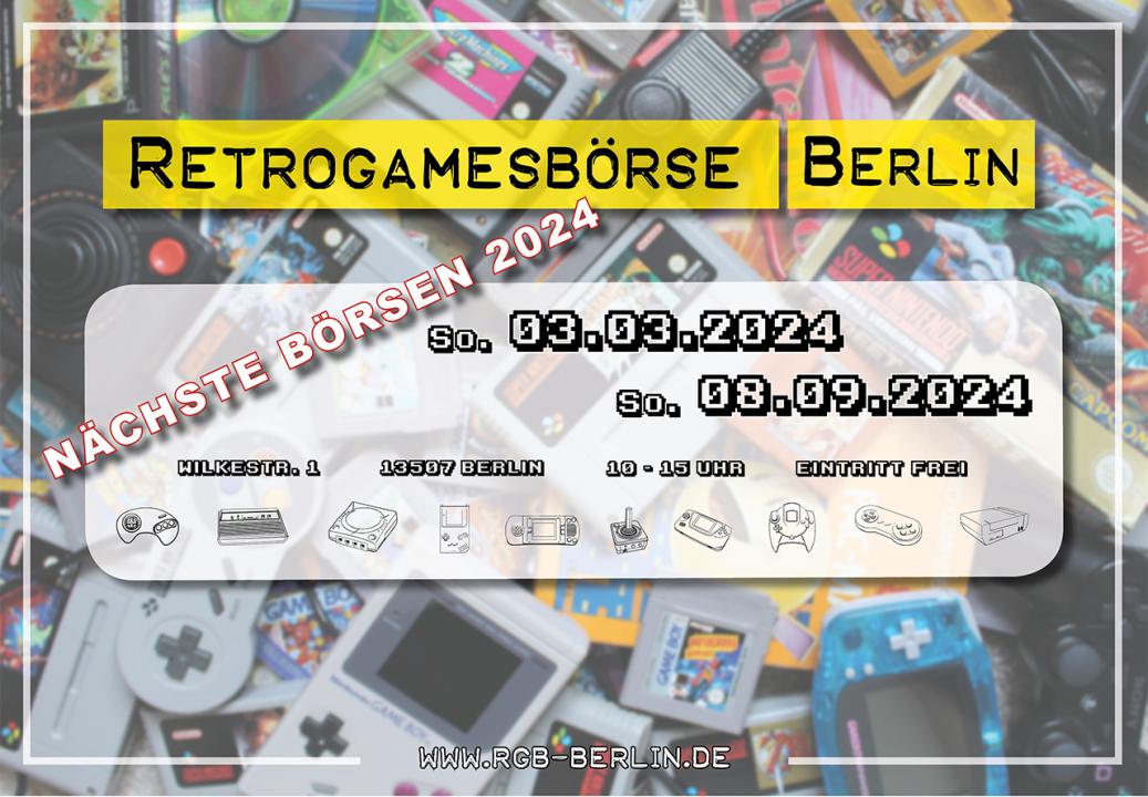  8. Berliner Retro Games Börse - 08.09.2024 Tegeler Seeterassen - Foto 1