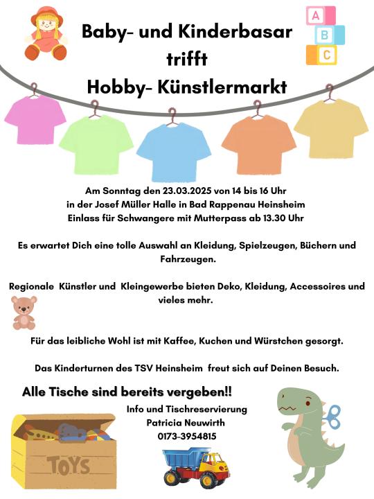  Baby- Kinderbasar trifft Hobbykünstlermarkt - Foto 1