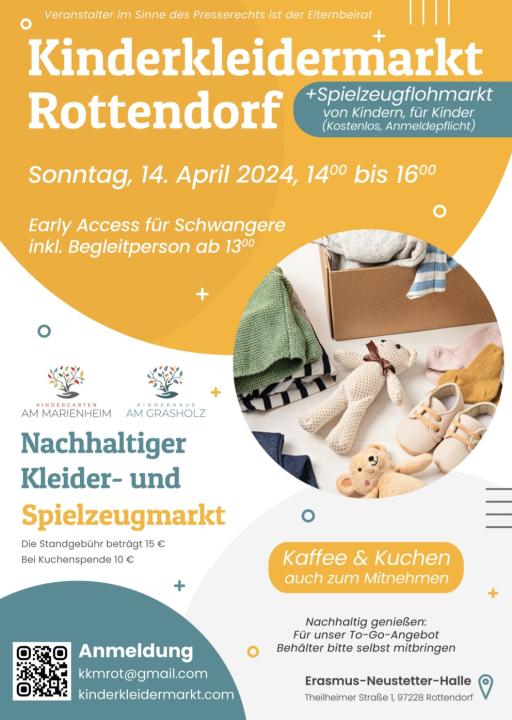  Kinderkleidermarkt Rottendorf vom EB Grasholz & Marienheim - Foto 1