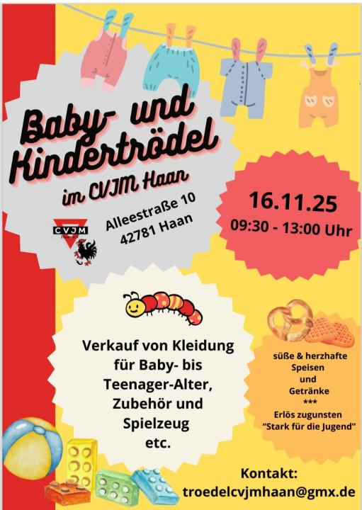  Baby-und Kindersachen Trödelmarkt im CVJM Haus, Alleestraße10 in 42781 Haan - Foto 1