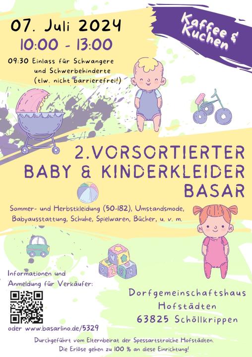  2. vorsortierter Baby- & Kinderkleiderbasar Hofstädten - Foto 1