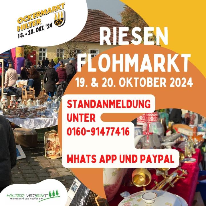  Riesen Flohmarkt zum Ockermarkt Hilter - Foto 1