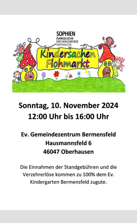  Kindertrödel an der ev. Kirchengemeinde Bermensfeld in Oberhausen - Foto 1