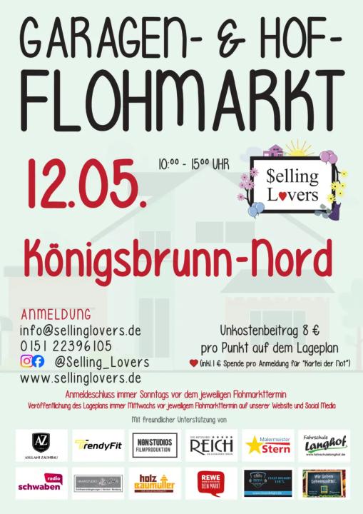  Selling Lovers Garagen- und Hofflohmarkt in Königsbrunn-Nord - Foto 1