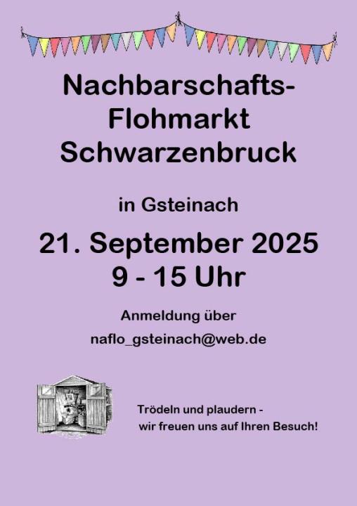  Nachbarschaftsflohmarkt Gsteinach - Foto 1