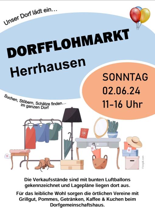 Dorfflohmarkt Herrhausen (Seesen) - Foto 1