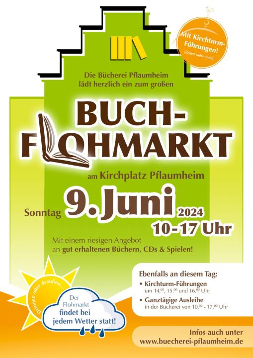 26. Buchflohmarkt der Bücherei Pflaumheim - Foto 1