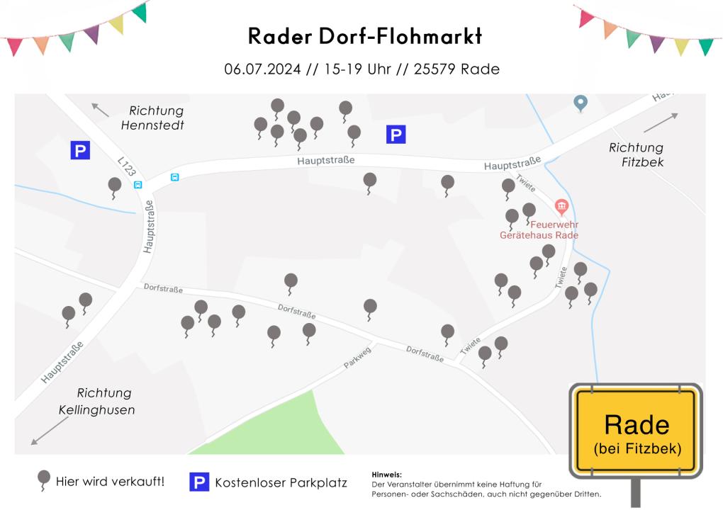  Dorfflohmarkt in 25579 Rade - Foto 2