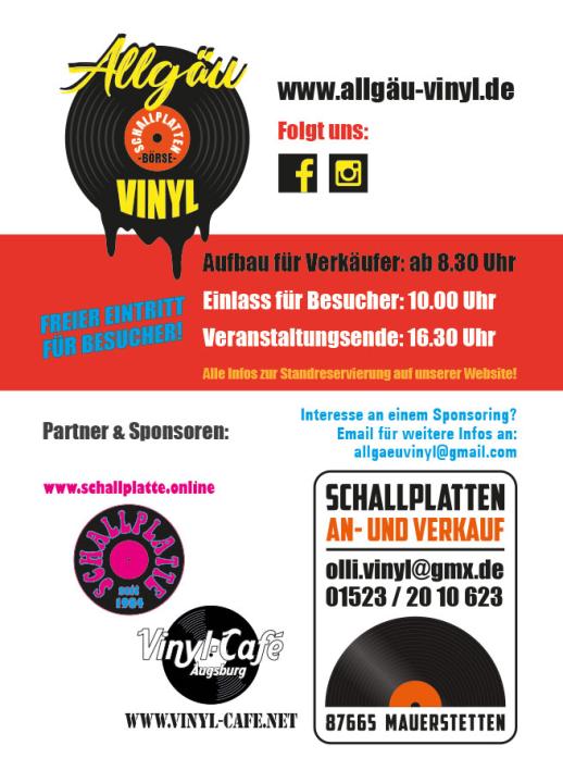  ALLGÄU VINYL (CD- &) Schallplattenbörse - Foto 3