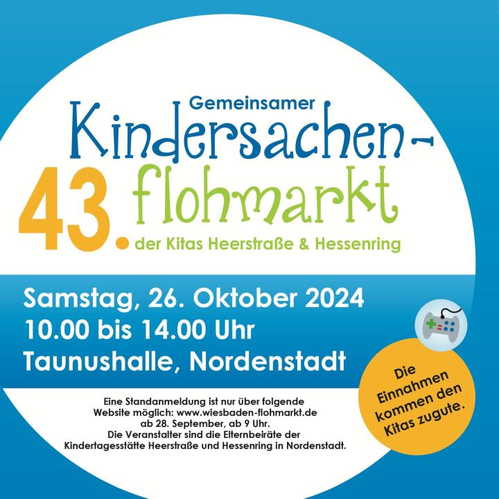  43. Gemeinsamer Kindersachen­flohmarkt der Kitas Heerstraße und Hessenring - Foto 1