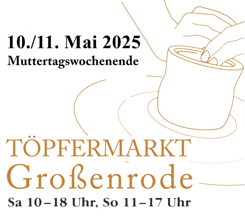  Töpfermarkt Großenrode am 10. und 11. Mai 2025 - Foto 1