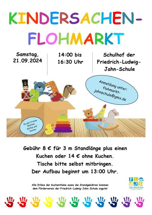  Kindersachenflohmarkt Friedrich-Ludwig-Jahn-Schule - Foto 1