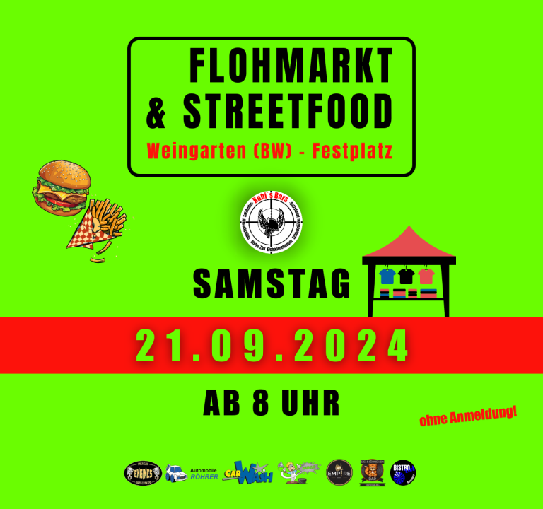  FLOHMARKT & STREETFOOD Weingarten (Bw) - Foto 2