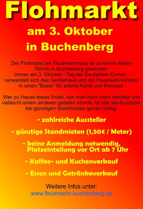  Buchenberger Flohmarkt am Feuerwehrhaus - Foto 1