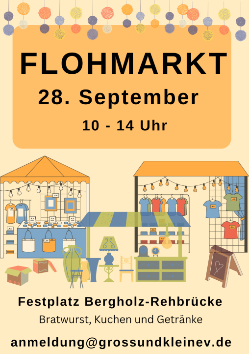  Flohmarkt in Bergholz-Rehbrücke - Foto 1