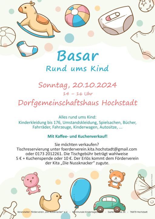  Basar "Rund ums Kind" in Hochstadt/Pfalz - Foto 1