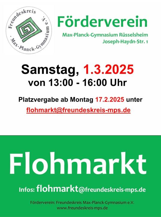  Flohmarkt des Förderverein Max-Planck-Gymnasium - Foto 1