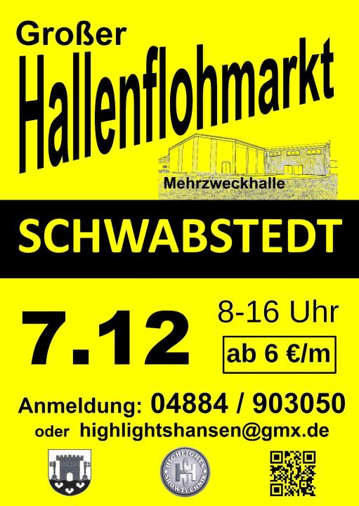  Großer Hallenflohmarkt in Schwabstedt - Foto 1