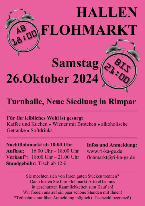  Hallenflohmarkt in Rimpar - Foto 1