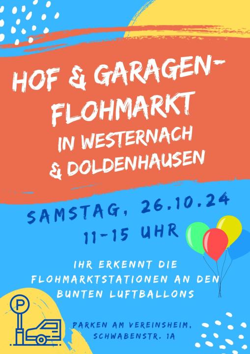  Hof- und Garagenflohmarkt Westernach und Doldenhausen - Foto 1