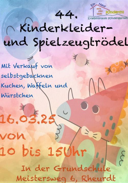  44. Kinderkleider- und Spielzeugtrödel mit Cafeteria - Foto 1