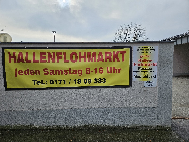  Großer Hallenflohmarkt Passau, gegenüber Shell Tankstelle - Foto 1