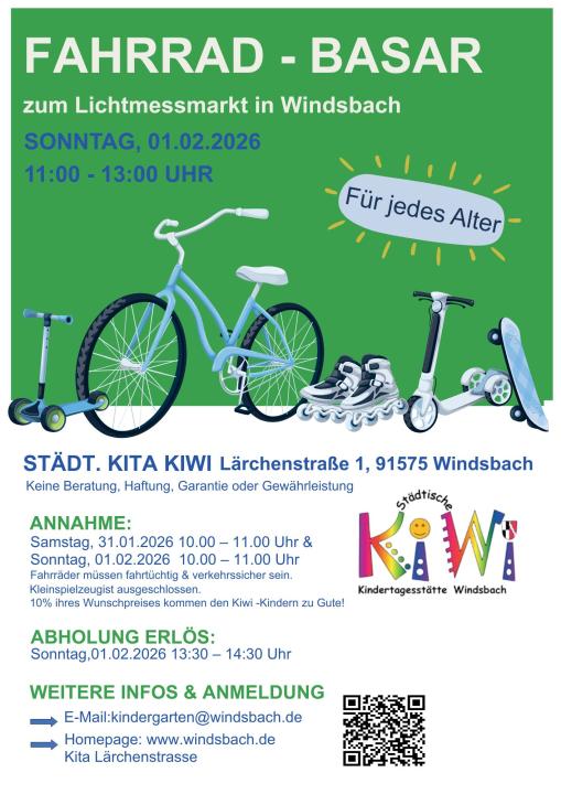  Fahrrad Flohmarkt "für jedes Alter" Windsbach - Foto 1