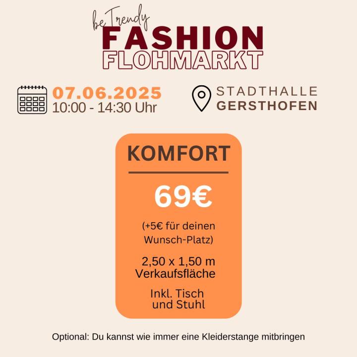  2. beTrendy Fashion Flohmarkt in Gersthofen - Foto 2