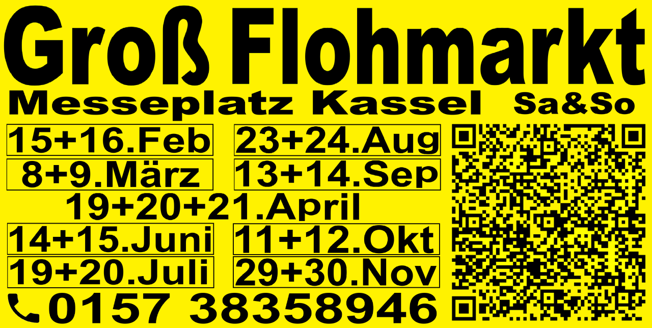  Groß-Flohmarkt auf der Schwanenwiese / Messeplatz Kassel Samstag + Sonntag + Montag 3 Tage - Foto 2