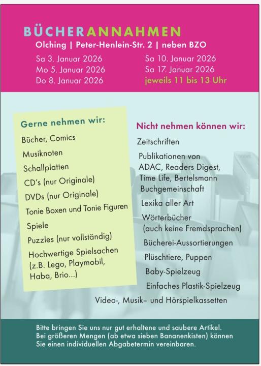  33. Gröbenzeller Bücherflohmarkt  2026 - Foto 3