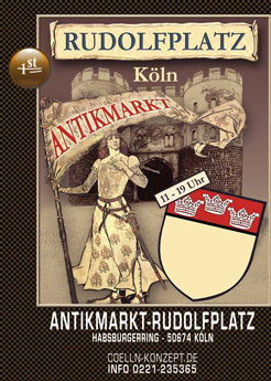  Antikmarkt Köln auf dem Rudolfplatz - Foto 1