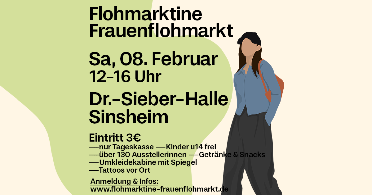  FLOHMARKTINE FRAUENFLOHMARKT am 08. Februar in SINSHEIM! - Foto 1