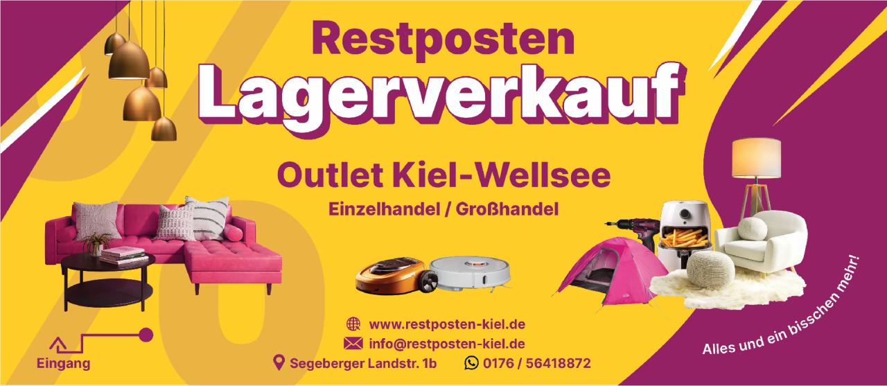  ⚡ Sa. 18.01. 09:00-12:00 - Restpostenmarkt Kiel-Wellsee - TAG DER OFFENEN TÜR !!! ⚡ - Foto 1