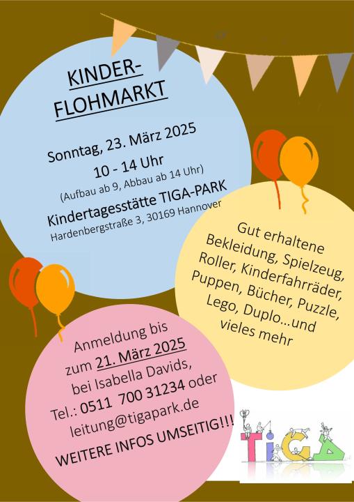  Baby-/Kinderflohmarkt am 23.03.2025 im TigaPark - Foto 1