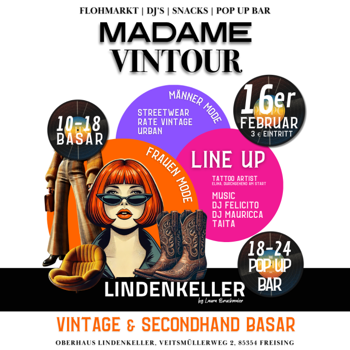  2. Vintage Basar by Madame Vintour im Lindenkeller / Oberhaus - Foto 1