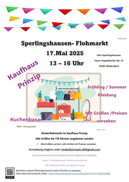  Sperlingshausen-Flohmarkt, Kinderflohmarkt nach Kaufhausprinzip - Foto 1