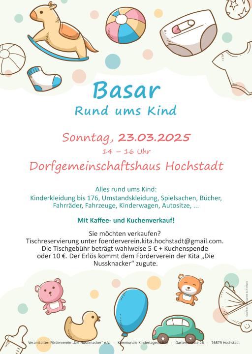  Basar "Rund ums Kind" in Hochstadt/Pfalz - Foto 1