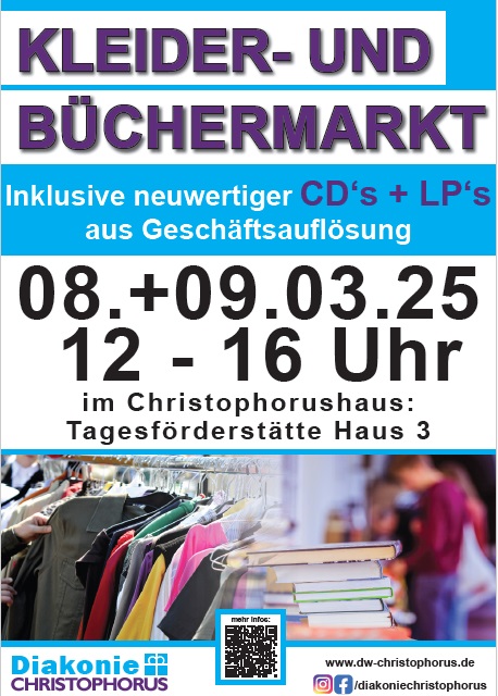  Kleider - und Büchermarkt inkl. CDs und LPs - Foto 1