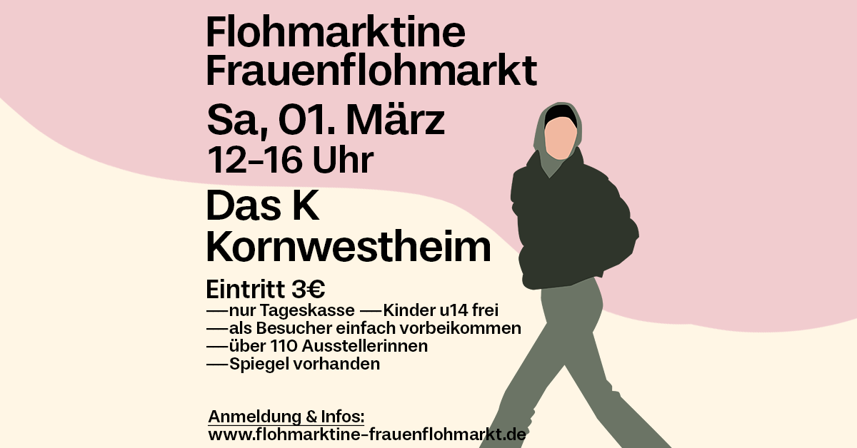  FLOHMARKTINE FRAUENFLOHMARKT am 01. März in KORNWESTHEIM! - Foto 1