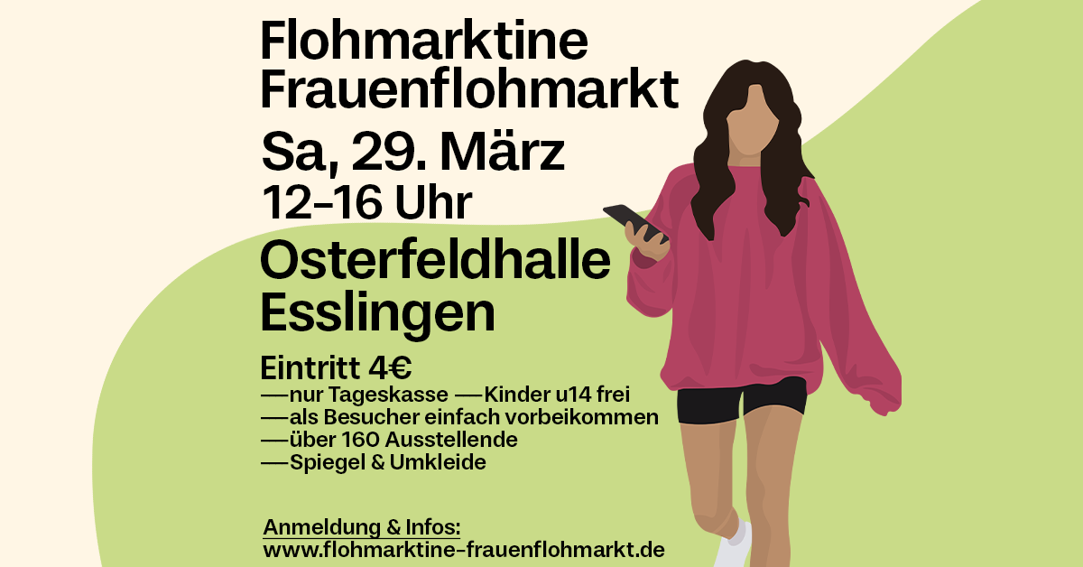  Flohmarktine Frauenflohmarkt am 29. März in ESSLINGEN! - Foto 1