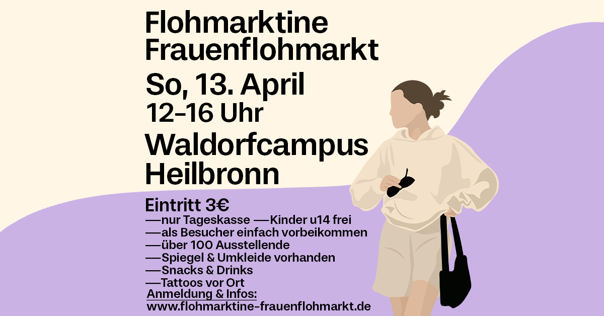  Flohmarktine Frauenflohmarkt am 13. April im Waldorfcampus Heilbronn! - Foto 1