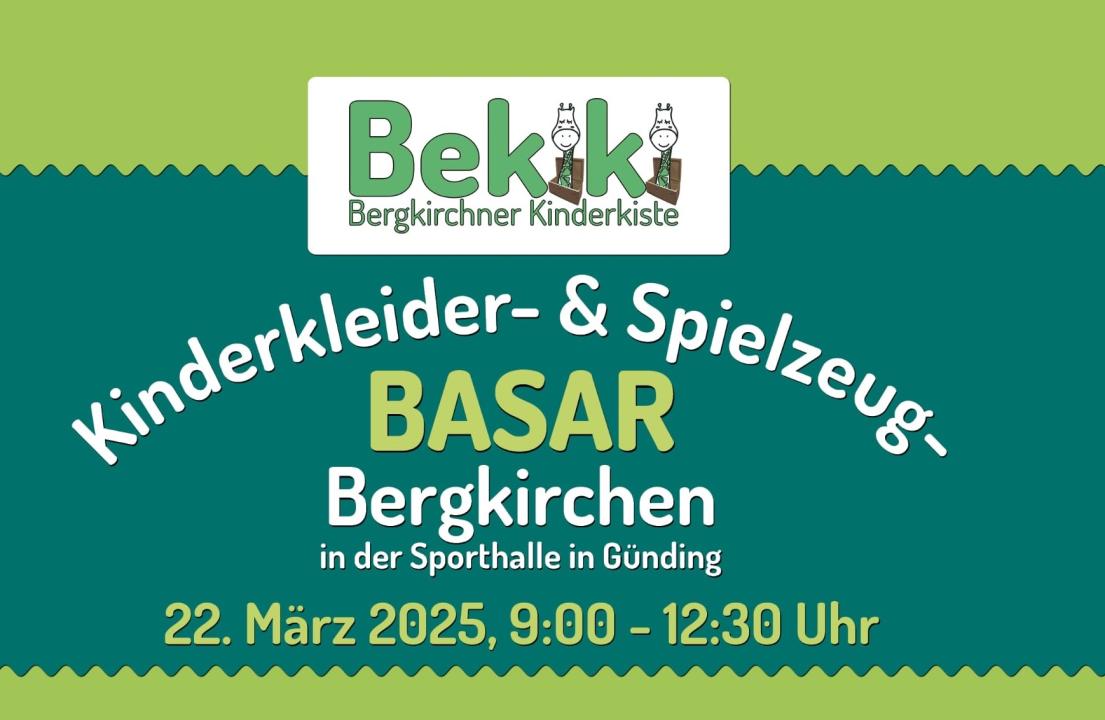  Bergkirchner Kinderkiste e.V. (Bekiki) – Kleider-/ und Spielzeugmarkt - Foto 1