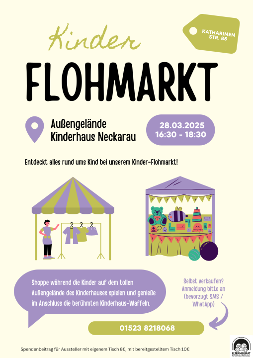  Kinderflohmarkt Kinderhaus Neckarau - Foto 1