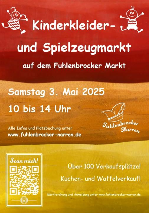  Kinderkleider- und Spielzeugmarkt auf dem Fuhlenbrocker Markt - Foto 1