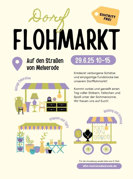 Dorf-/Straßenflohmarkt Melverode - Foto 1